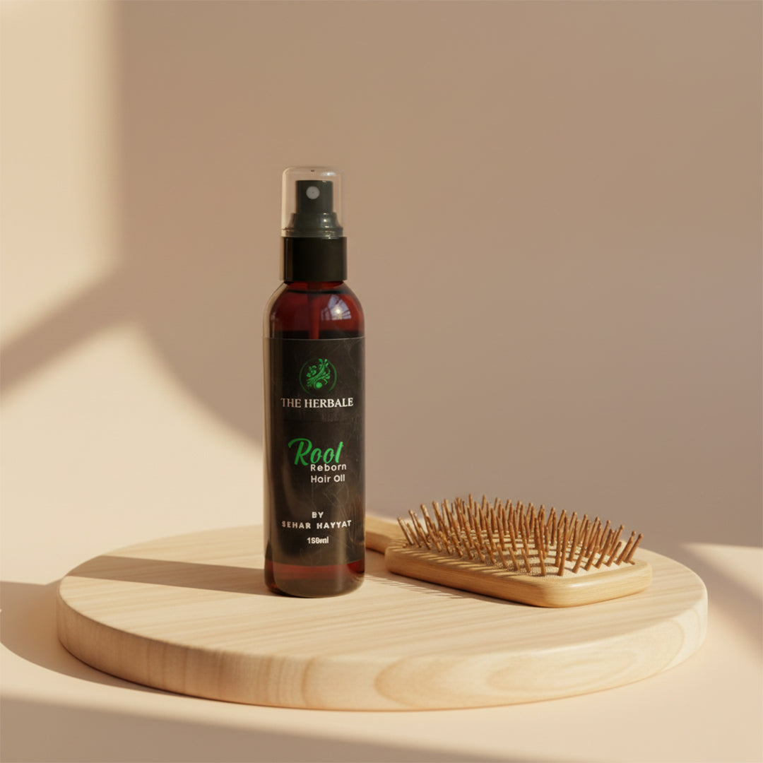 Root Reborn Hair Care Duo (150ml Oil + Brush)