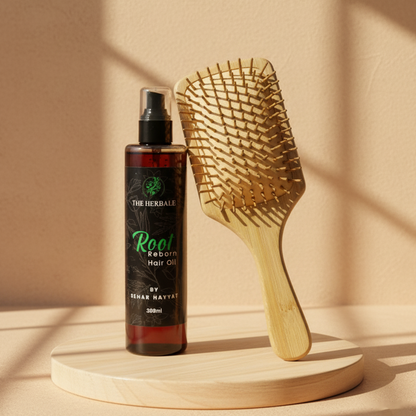 Root Reborn Hair Care Duo (300ml Oil + Brush)