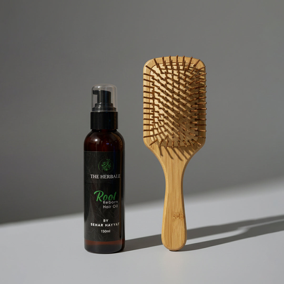 Root Reborn Hair Care Duo (150ml Oil + Brush)